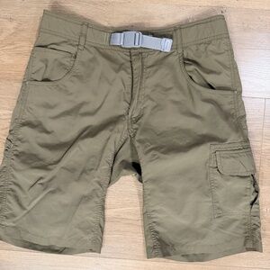 Gramicci Men’s Medium Break Trail Hiking Cargo Brown Belted Shorts